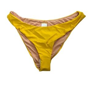J. Crew Mustard Yellow Bikini Bottom XL NWT